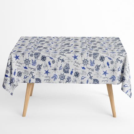 Jacquard Tischdecke maritim