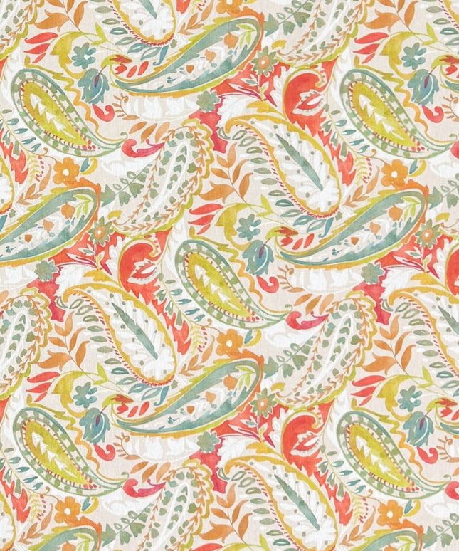 beschichtete Baumwolle Blumen und Blätter