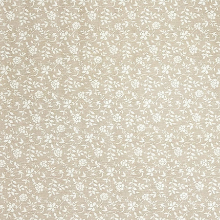 Wachstuch Tischdecke Rosen beige Leinen