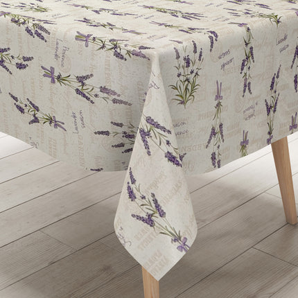 Wachstuch Tischdecke Lavendel Übergröße