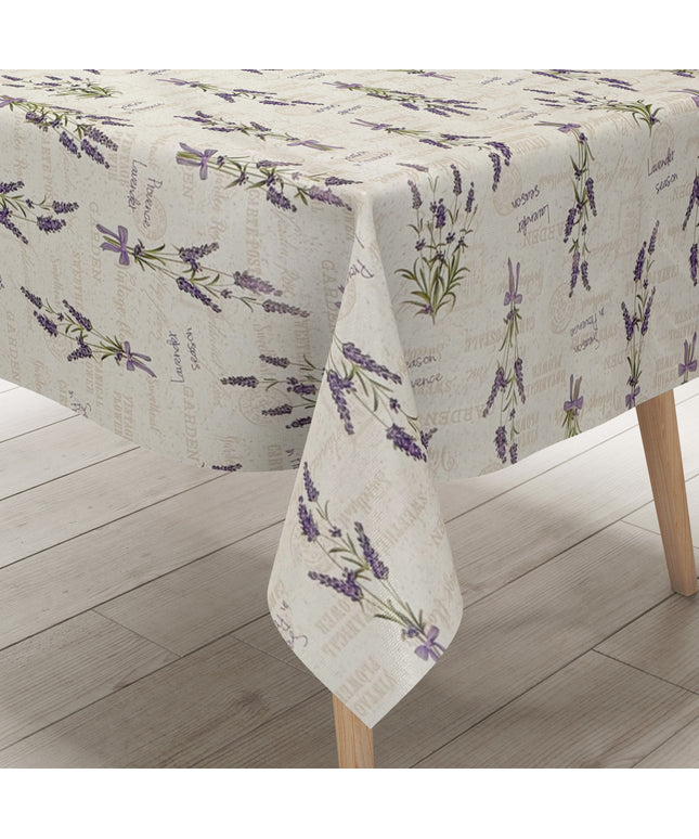 Wachstuch Tischdecke Lavendel Übergröße