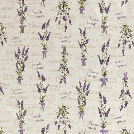 Wachstuch Tischdecke Lavendel Übergröße