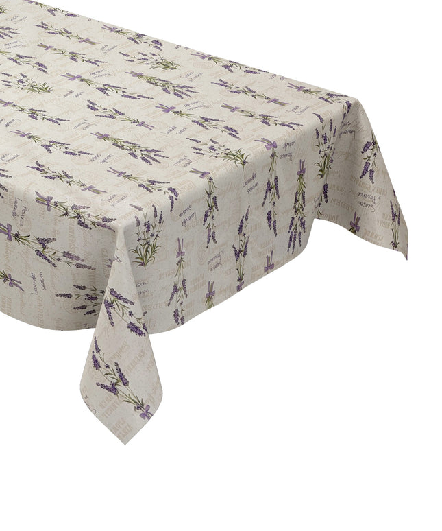 Wachstuch Tischdecke Lavendel Übergröße