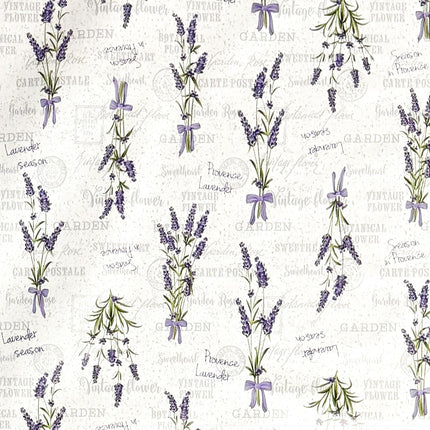 Wachstuch Tischdecke 160 cm Breite Übergröße P1010-2 silber Lavendel Provence Blüten Sommer eckig rund oval