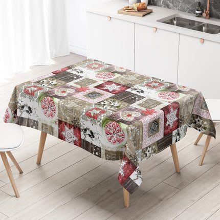 Wachstuch Rolle Weihnachten P1031-2 Sterne Herzen Winter rot Rollenware