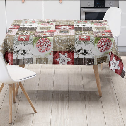 Wachstuch Rolle Weihnachten P1031-2 Sterne Herzen Winter rot Rollenware