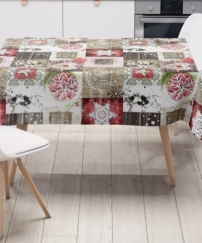 Wachstuch Rolle Weihnachten P1031-2 Sterne Herzen Winter rot Rollenware