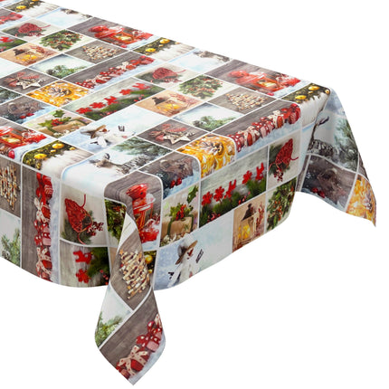 Wachstuch Rolle Weihnachten P1032-1 Patchwork Licht Rollenware