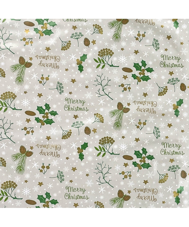 Wachstuch Rolle Weihnachten P1034-3 Merry Christmas Rollenware