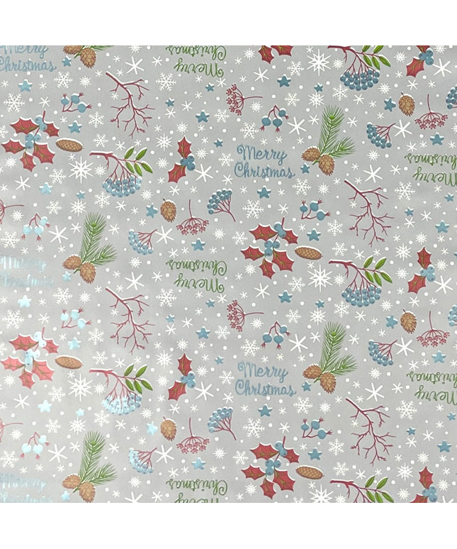 Wachstuch Rolle Weihnachten P1034-4 Merry Christmas Rollenware