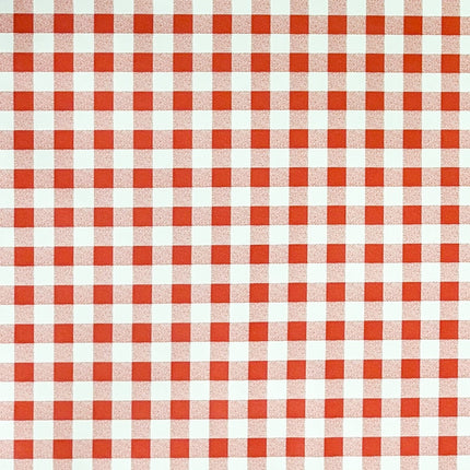 Wachstuch Tischdecke P107-1 rot kariert groß eckig rund oval