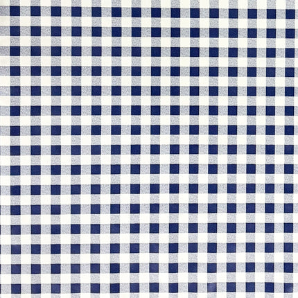 Wachstuch Tischdecke kariert blau