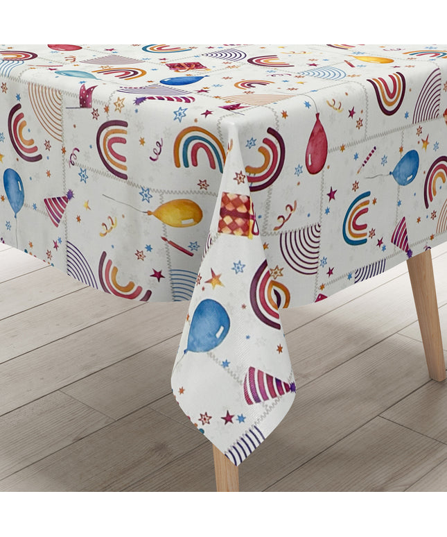 Wachstuch Tischdecke Fasching