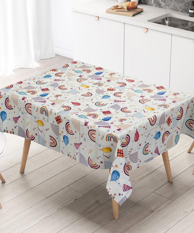 Wachstuch Tischdecke Fasching