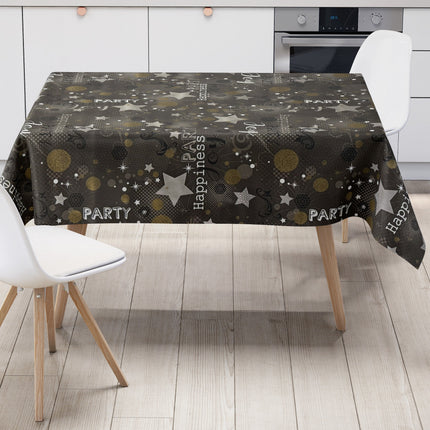 Wachstuch Tischdecke Silvester Neujahr