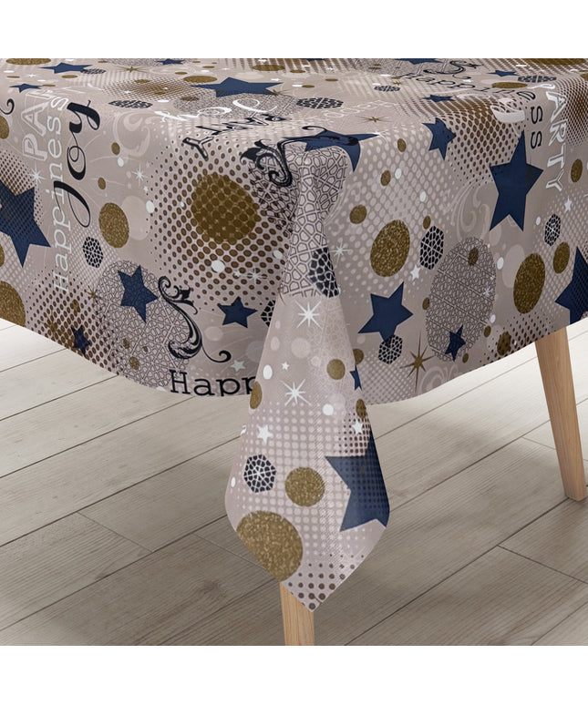 Wachstuch Tischdecke Silvester