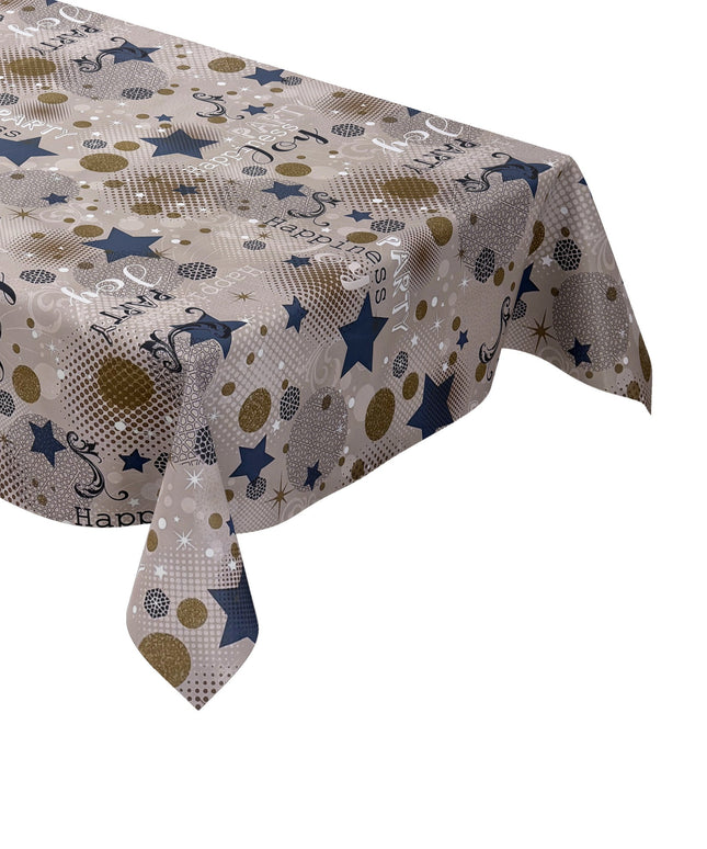 Wachstuch Tischdecke Silvester
