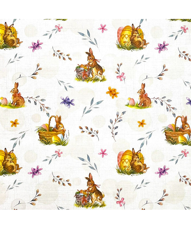 Wachstuch Rolle Meterware Rollenware P1150-1 geprägt Ostern Ostereier Osterhase