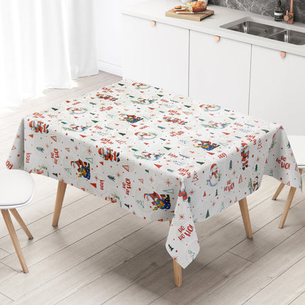 Wachstuch Tischdecke Weihanchten HoHoHo