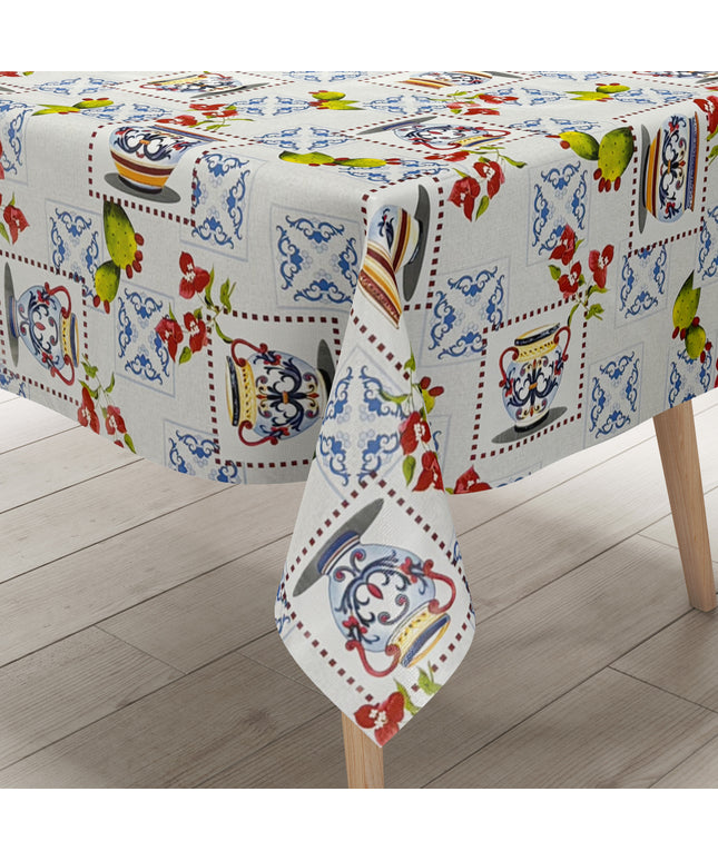 Wachstuch TIschdecke Mosaik Krug