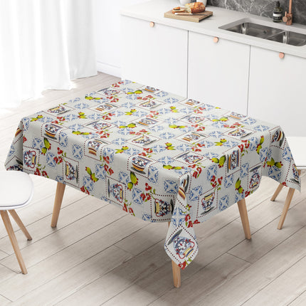 Wachstuch TIschdecke Mosaik Krug