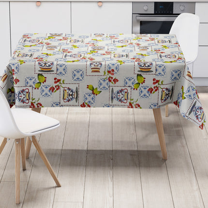 Wachstuch TIschdecke Mosaik Krug