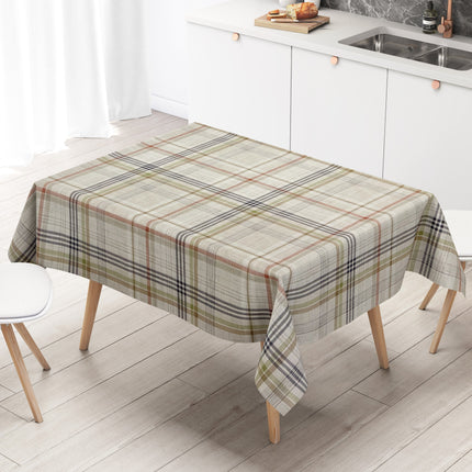 Wachstuch Tischdecke kariert