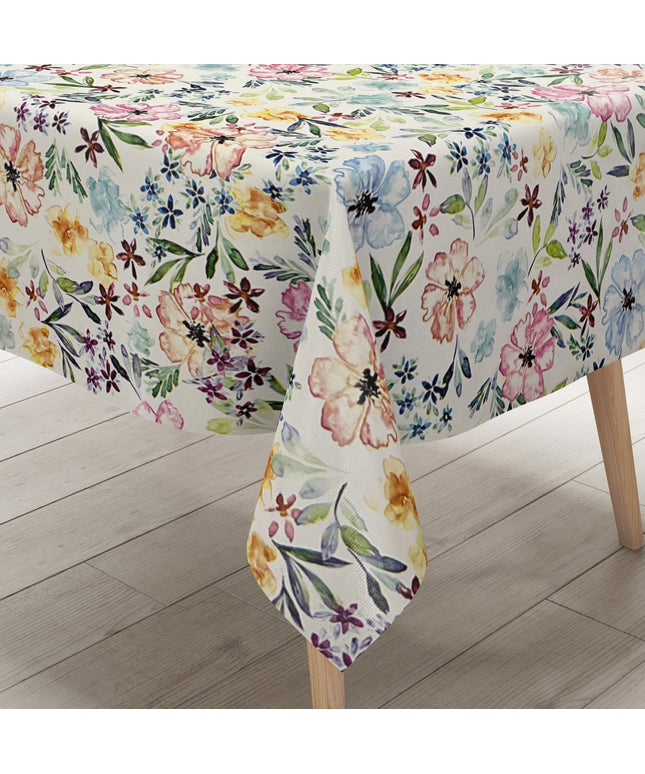 Wachstuch Tischdecke P1192-1 Sommer Blumenwiese abwaschbar eckig rund oval