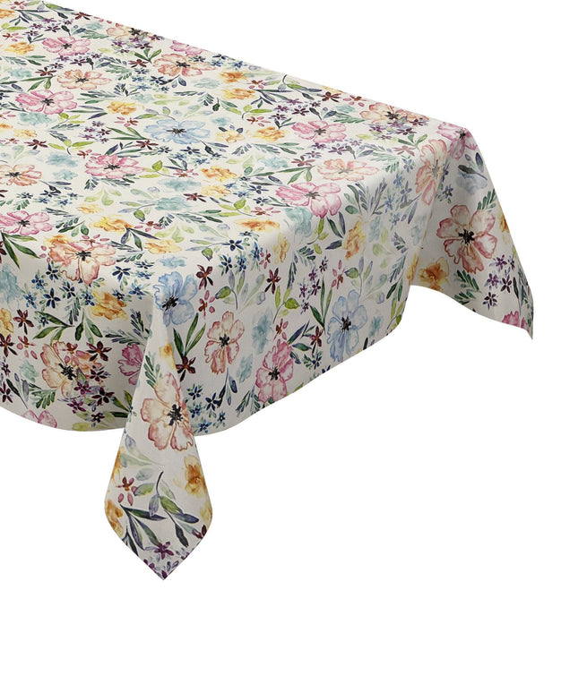 Wachstuch Tischdecke P1192-1 Sommer Blumenwiese abwaschbar eckig rund oval