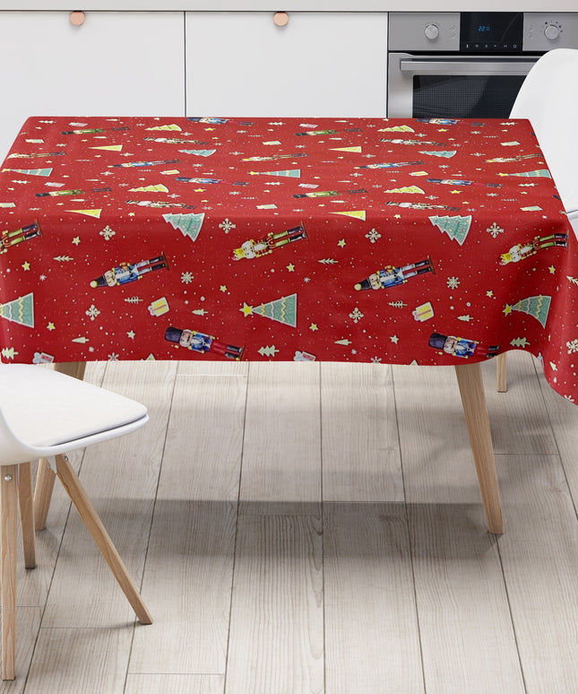 Wachstuch Rolle Weihnachten P1201-1 Nussknacker rot Rollenware