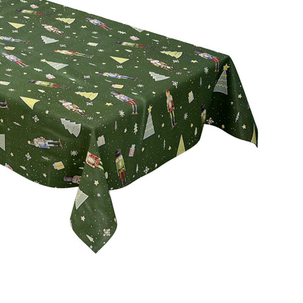 Wachstuch Rolle Weihnachten P1201-3 Nussknacker grün Rollenware