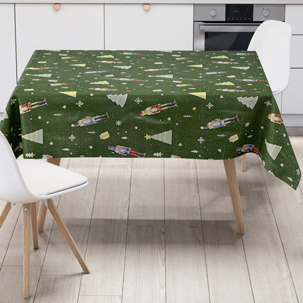 Wachstuch Rolle Weihnachten P1201-3 Nussknacker grün Rollenware