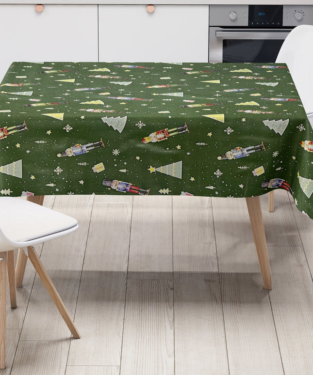 Wachstuch Rolle Weihnachten P1201-3 Nussknacker grün Rollenware