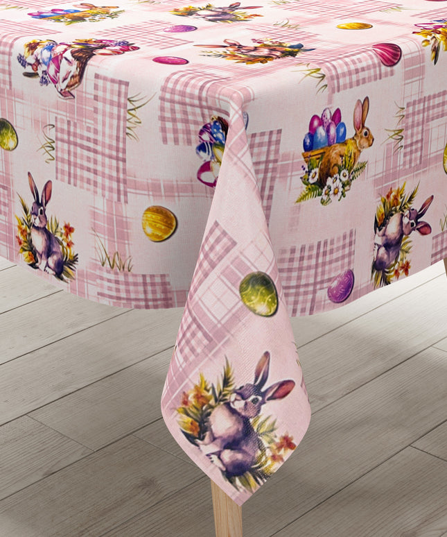 Wachstuch Tischdecke rosa