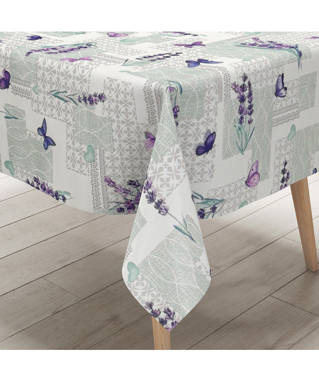 Wachstuch Tischdecke Lavendel