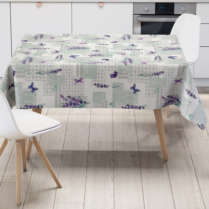 Wachstuch Tischdecke Lavendel
