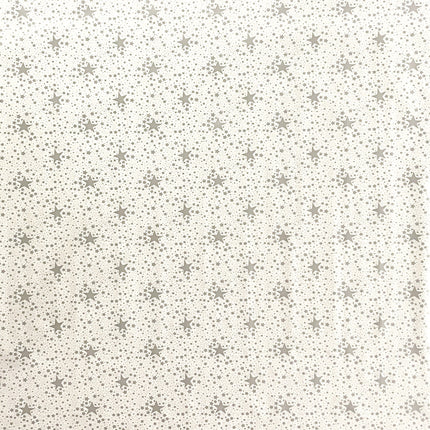 Wachstuch Tischdecke Sterne silber