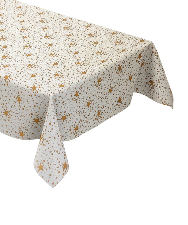 Wachstuch Tischdecke P226-5 Sterne bronze Weihnachten Advent eckig rund oval