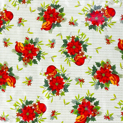 Wachstuch Rolle Weihnachten P673-1 Weihnachtsstern Rollenware