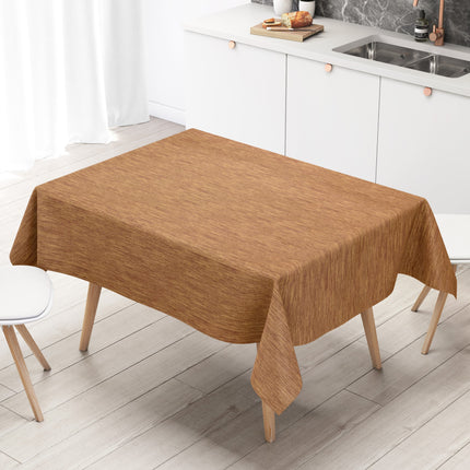 Wachstuch Rollenware Leinenoptik geprägt P733-6 orange terrakotta uni einfarbig