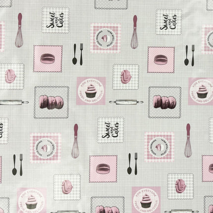 Wachstuch Tischdecke Cupcakes