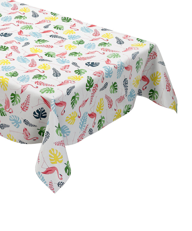 Wachstuch Tischdecke Flamingo