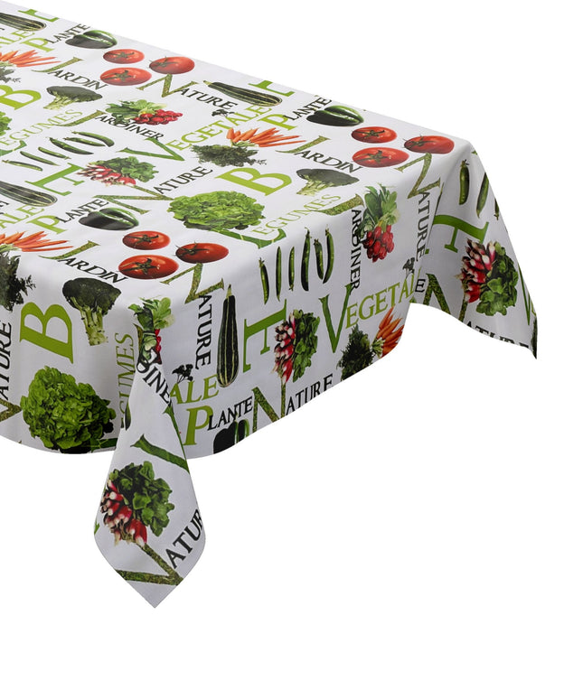 Wachstuch Tischdecke P8192-1 Gemüse Salat Tomate Küche eckig rund oval