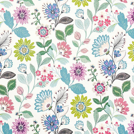 Wachstuch Tischdecke bunte Blumen Blüten