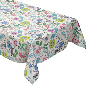 Wachstuch Tischdecke bunte Blumen Blüten