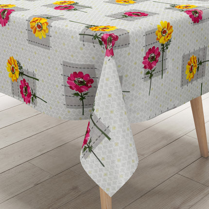 Wachstuch Tischdecke Blumenmotiv