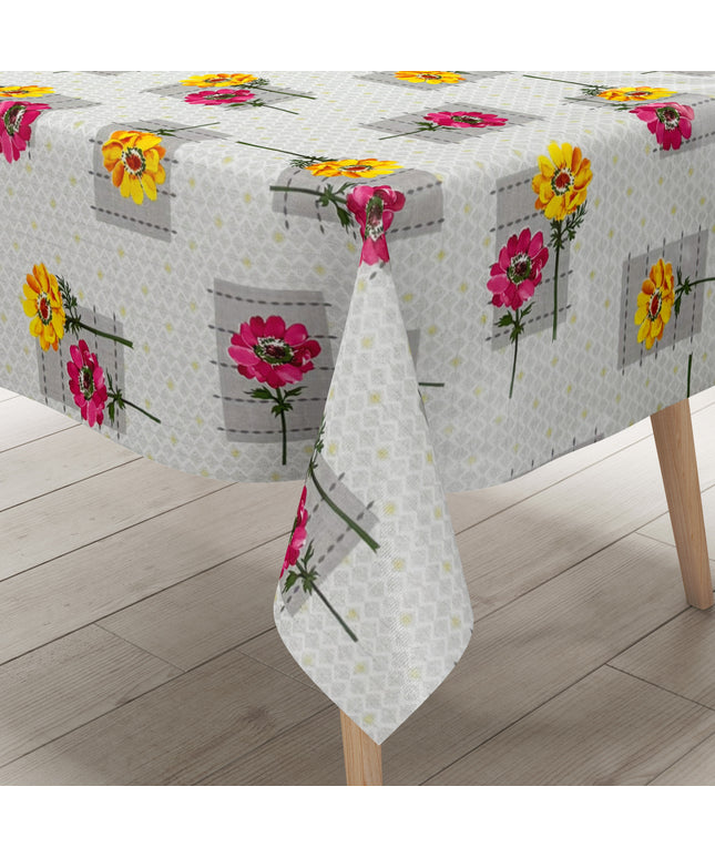Wachstuch Tischdecke Blumenmotiv