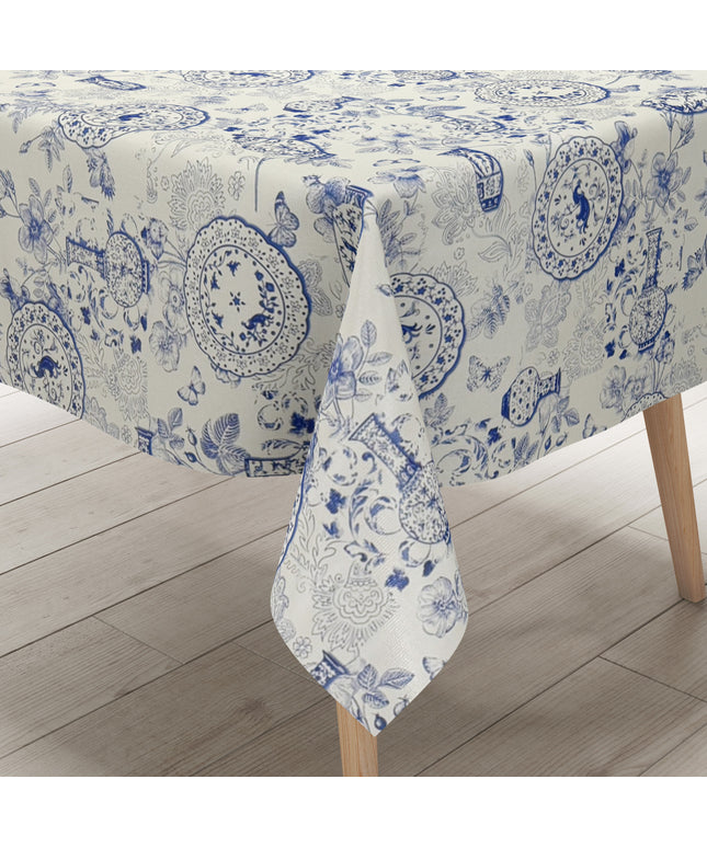 Wachstuch Tischdecke Zwiebelmuster