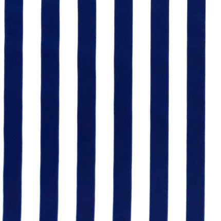Tischdecke beschichtete Baumwolle Streifen maritim marineblau