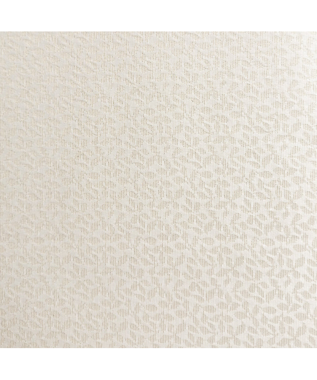 Jacquard Tischdecke aus beschichteter Baumwolle mit Fleckenschutz RIBALTO ORO beige goldene Blätter - Größe, Form und Einfassung frei wählbar